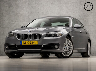 BMW 5 Serie 520i Sportline Luxury 184Pk Automaat (SCHUIFDAK, DEALER ONDERHOUDEN, NAVIGATIE, MEMORY SEATS, LEDER, STOELVERWARMING, XENON, PARKEERSENSOREN, BLUETOOTH, CRUISE, NIEUWSTAAT)