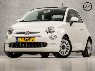 Fiat 500 0.9 TwinAir Deluxe Automaat (PANORAMADAK, SCHERM, PARKEERSENSOREN, FACELIFT, BLUETOOTH, STUURWIELBEDIENING, SCHERM, XENON, TELEFOON, LM VELGEN, NIEUWSTAAT)