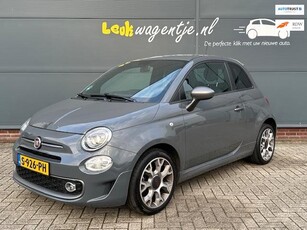 Fiat 500 1.2 500S *carplay *cruise c. *16 inch *donker glas