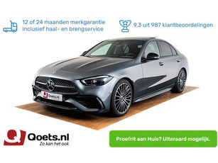 Mercedes-Benz C-klasse 300 AMG Line Panoramaschuifdak - 360° camera - 19 inch - Night Pack - Privacy Glass - Sportonderstel - Stoelverwarming