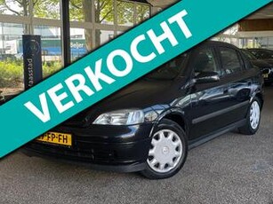 Opel ASTRA 1.6|Airco|Rijdt en schakelt goed|5deurs|Zwart|Nwe APK|Elektrische ramen