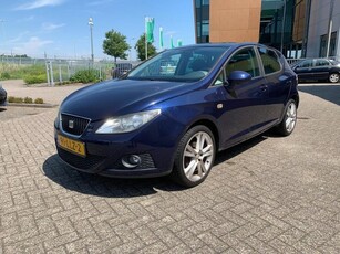 Seat Ibiza 1.6 Sport Automaat Blauw 2010 Airco Cruise NAP!