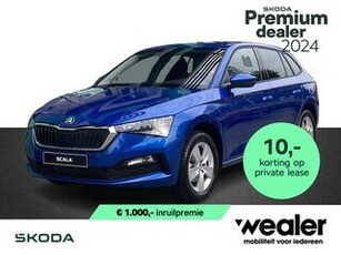 Skoda SCALA Wealer Tour Edition 1.0 TSI 110 pk | Getint glas | Apple Carplay/Android Auto | Cruise control | lichtmetalen velgen 16