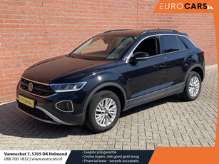 Volkswagen T-Roc 1.0 TSI 110pk Life | Navigatie | Apple Carplay/Android Auto | Parkeersensoren | Camera | Adaptive Cruise Control | Stoel- en stuurverwarming | Ledverlichting | Climate Control | Getinte ramen