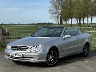 Mercedes-Benz CLK-KLASSE Cabrio 200 K. Elegance CRUISE | LEER | AUTOMAAT | LAGE KM STAND | NAVIGATIE