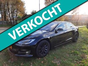 Tesla MODEL S 75D MCU2 HALF LEER panoramadak