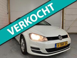 Volkswagen GOLF 1.6 TDI Highline DSG7 Nwe Apk Airco Stoelvw Parelmoer Wit