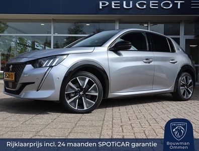 PEUGEOT 208 e-208 GT EV 50kWh 136PK Automaat, Rijklaarprijs, Navigatie Adaptive Cruise Control DAB+