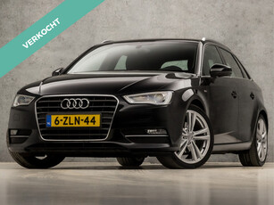 Audi A3 Sportback 1.4 TFSI S-Line Sport Automaat (2X S-LINE, GROOT NAVI, CLIMATE, STOELVERWARMING, KEYLESS, PLAT S-LINE SPORTSTUUR, LEDER, SPORTSTOELEN, CRUISE, PARKEERSENSOREN, NIEUWSTAAT)