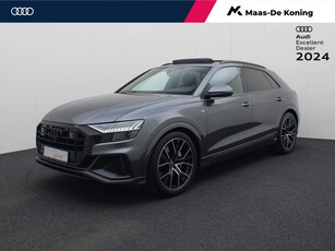 Audi Q8 55 TFSIe 280kW/381PK quattro S Line · Panoramadak · Luchtvering · Trekhaak · Garantie tot 25-01-2025 of 90000km