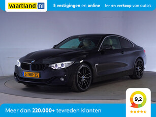 BMW 4 Serie 420I High executive Aut. [ Lederen Sportstoelen Navi.Prof ]