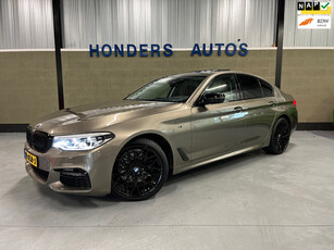 BMW 5-serie 520i M-sport High Executive I M-PAKKET I SHADOWLINE I CHAMPAGNER QUARZ I SEDAN I PANO I LEDER I NAVI I CLIMA I N.A.P.