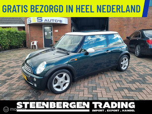 Mini Cooper Pepper 1.6 AUTOMAAT 2005 LEER/PANORAMADAK