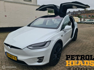 Tesla Model X 100D 4x4 Long Range 7p. Black on White 22inch Fabrieksgarantie 6-2026 Enh. Autopliot 2.5 + Kampeer pakket