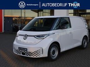 Volkswagen ID. Buzz Cargo 77 kWh 204 PK / 150 kW Draadloos Apple Carplay & Android Auto, wegklapbare trekhaak, stoelverwarming, klasse III alarm, ACC met stop & go, dimmende binnenspiegel, zijwand bekleding, regensensor, verwarmbare voorruit