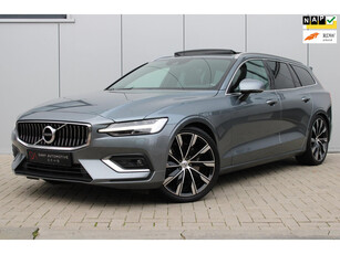 Volvo V60 2.0 T6 AWD Inscription PANO I CARPLAY I LEDER I HARMAN KARDON I MEMORY I TREKHAAK I HUD I ADAPTIVE I DODE HOIEK I