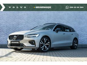 Volvo V60 B3 Plus Dark | Google | Schuif-/Kanteldak | 360 Camera | Keyless | Elek. Stoelen | Adaptieve Cruise | Stoelverwarming Voor + Achter | Trekhaak | Harman Kardon Audio | Stuurverwarming | Standkachel |