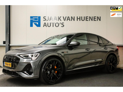 Audi E-tron Sportback 50 Quattro S Edition Pro Line S S-Line 313pk! INCL BTW!|1e Eig|DLR|Virtual Cockpit|Luchtvering|360|Black|22