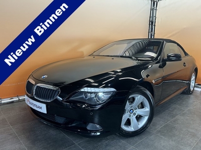 BMW 6 Serie Cabrio 630i youngtimer leer cruise control