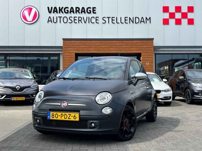 Fiat 500 0.9 TwinAir Blackjack uitvoering!|Airco|Xenon|NL Auto|Sportstoelen