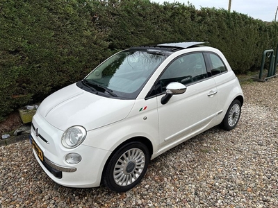 Fiat 500 1.2 Lounge Airco Open Panorama Dak Leer