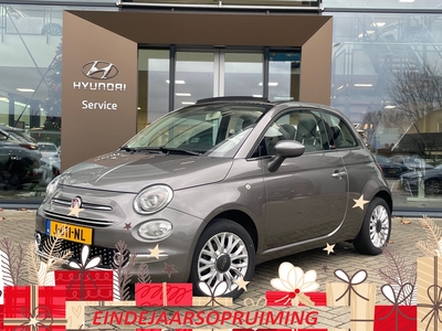 FIAT 500 500c 1.2 Lounge Cabrio | Apple Car Play | Leer