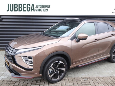 Mitsubishi Eclipse Cross 2.4 PHEV Instyle 'Bronze-Edition' + Red over Black/Carbon Skirt & Stylingpack / NL-Auto / Black Leder