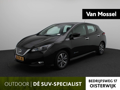 NISSAN LEAF Acenta 40 kWh | €2000 SEPP SUBSIDIE | NAVIGATIE | ACHTERUITRIJCAMERA | ADAPTIVE CRUISE CONTROL | PARKEERSENSOREN | APPLE CARPLAY / ANDROID AUTO | KEYLESS | DODENHOEK ASSISTENT |