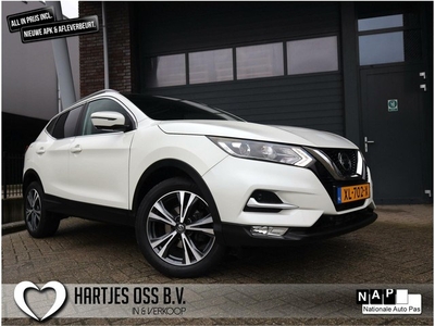 Nissan Qashqai 1.2 Tekna Automaat (Vol-Opties!) Parelmoer