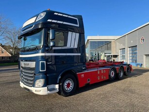 DAF XF 106-530 8X2 / AJK HOOKLIFT 25000KG / 9 TON FRONT