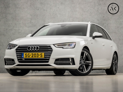 AUDI A4 Avant 1.4 TFSI S-Line Sport 150Pk Automaat (2X S-LINE, GROOT NAVI, GETINT GLAS, LEDER, SPORTSTOELEN, TREKHAAK, ELEK ACHTERKLEP, DYNAMISCHE KNIPPERLICHTEN, NIEUWSTAAT)