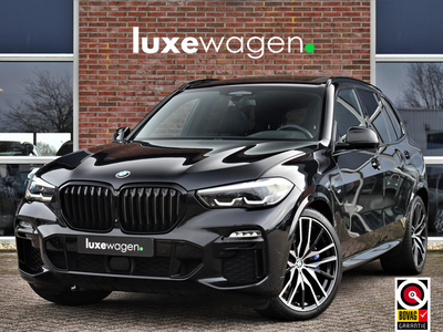 BMW X5 M50d 400pk Skylounge Luchtv ACC 360 Trekh NL-auto Comfortzetels 22inch