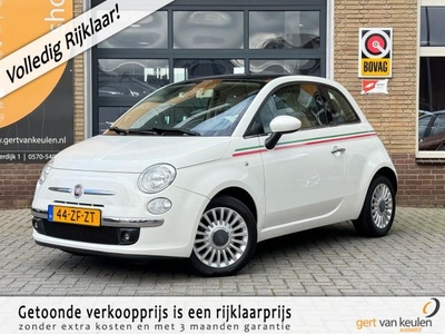 Fiat 500 1.2 LOUNGE ITALIA AIRCO/PANODAK/LMV/NL-AUTO/65.000 KM!