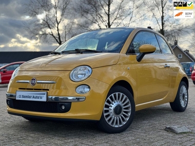 Fiat 500 1.2 Lounge PANORAMA DAK PARKEERSENSOREN AIRCO