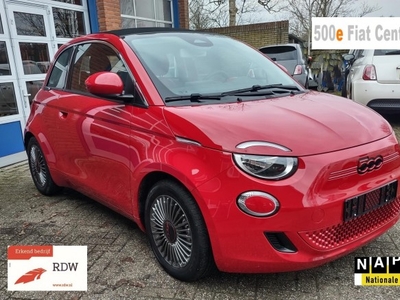 Fiat 500 E-24KW- Cabrio- Red Special Edition- met Sepp Subsidie