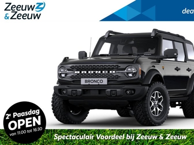 Ford Bronco 2.7 Badlands 10-traps automaat | Adaptive cruise | dodehoekdetectie | All-terrain banden | Slip differentieel | Led verlichting | Nieuw te bestellen! |