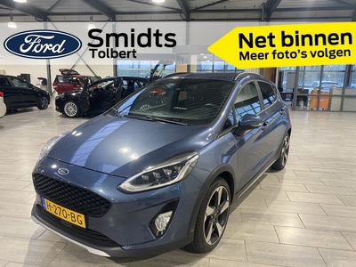 Ford Fiesta EcoBoost 100 pk Active X | Adapt. Cruise | Winter-pack | Dodehoek detector | Achteruitrijcamera |