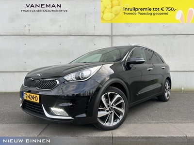 Kia Niro 1.6 GDi Hybrid Design Edition Automaat | Schuif-/Kanteldak | Camera | Navi | 18” Velgen | H-Leder | Clima | Apple CarPlay/Android Auto | PDC | Cruise | LED |