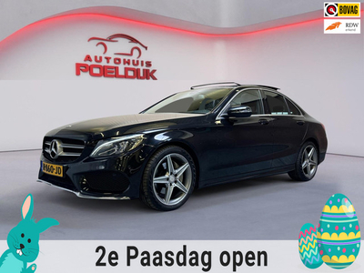 Mercedes-Benz C-klasse C200 AMG AUTOMAAT NAVI PANO LED PDC AIRCO CRUISE CONTROL