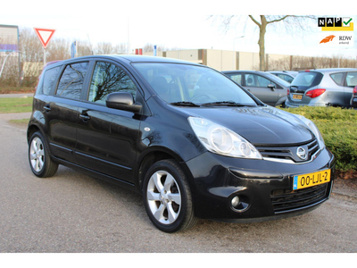 Nissan Note 1.4i 16v 5-DEURS ACENTA-uitv/CLIMA AIRCO/ISOFIX/LM-VELGEN/CRUISECONTROL/NAVIGATIE/NIEUWE APK+ONDERHOUD/NAP/ZEER ZUINIG