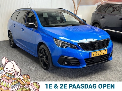 Peugeot 308 SW 1.2 PureTech Blue Lease GT NAVIGATIE CRUISE CONTROL PANORAMADAK APPLE CARPLAY/ANDROID RIJSTROOKSENSOREN DODEHOEKSENSOREN PDC ZEER MOOI !! LOCATIE 1001