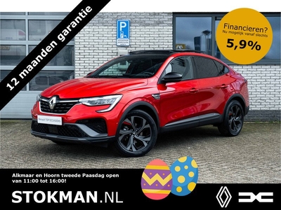 Renault Arkana 1.6 E-Tech Hybrid 145 R.S. Line ECC - Elektrisch glazen schuif-/kanteldak - Leer - AUTOMAAT | incl. Bovag rijklaarpakket met 12 maanden garantie