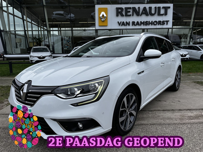 Renault Mégane Estate 1.2 TCe Bose / 1e eigenaar / Trekhaak / 130 PK / Camera / PDC V+A / Armsteun / Keyless / 17'' LMV / 2e Paasdag open 10-17.00 uur