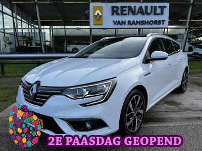 Renault Mégane Estate 1.3 TCe Bose / Kanteldak / 17''LM Velgen / Elek. Spiegels / Keyless / Elek. Ramen / Parkeersensoren voor - achter / Achte