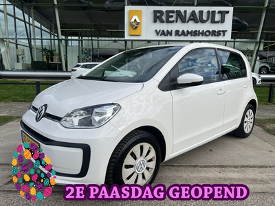 Volkswagen up! 1.0 BMT move up! / Centr. Deurvergrendeling / Elek. Spiegels / Radio / Bluetooth / Airco / DAB / 2e Paasdag open 10-17.00 uur