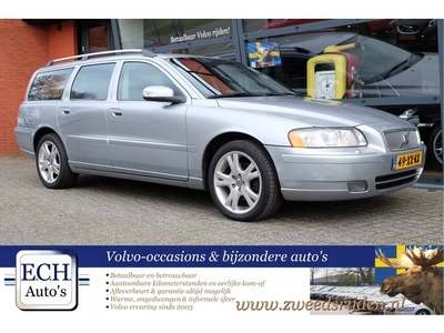 Volvo V70 VERKOCHT -- 2.4 140 pk Aut. Edition Sport, Leer