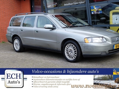 Volvo V70 VERKOCHT -- 2.4 170 pk Aut. Edition II, Leer, Trekhaak