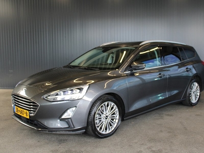 Ford FOCUS Wagon 1.0 EcoBoost Titanium | € 6.950,- NETTO! | 1/2 Leder | Climate | Cruise | Navi | PDC | APK 04-2025! |