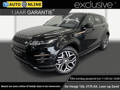 Land Rover Range Rover Evoque 1.5 P300e AWD R-Dynamic SE✅Panoramadak✅Meridian✅Stoelverwarming✅Adaptive Cruise Control✅Zwart✅Achteruitrijcamera✅