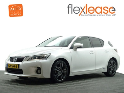 Lexus CT 200h Luxury Line Aut- Camera, Navi, Leder Interieur, Stoelverwarming, Xenon Led, Clima, Cruise